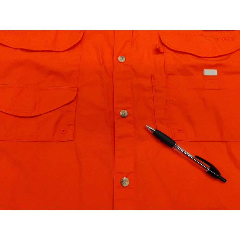 Columbia Florida Gators Orange Fishing Vented Button Up Shirt Men's XXL - Picture 15 of 16